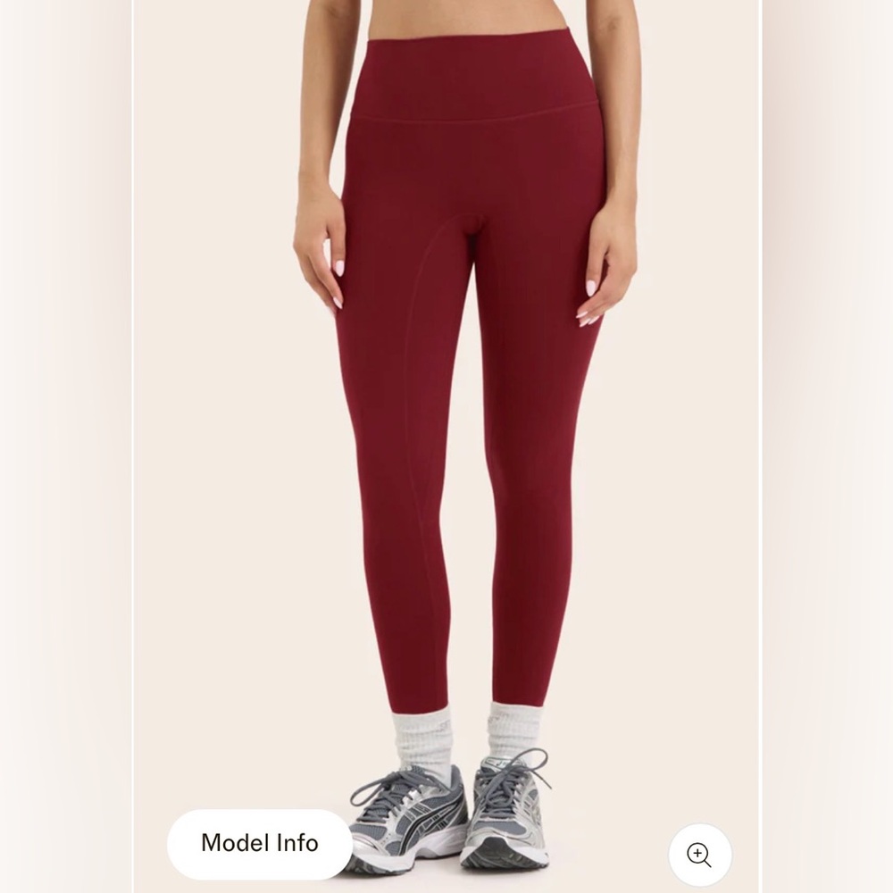 SET Active Formcloud Cloud High Rise Leggings Small Cherry